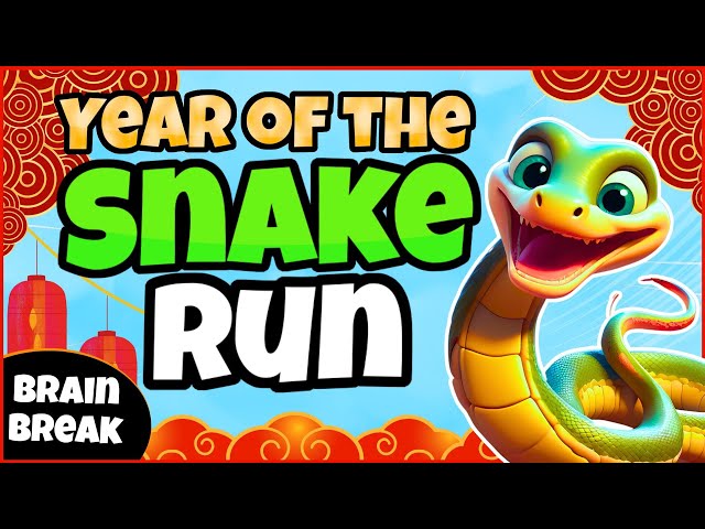 🐍 Snake Run 🐍 | Chinese New Year | Fitness Brain Break | Exercise | GoNoodle Inspired