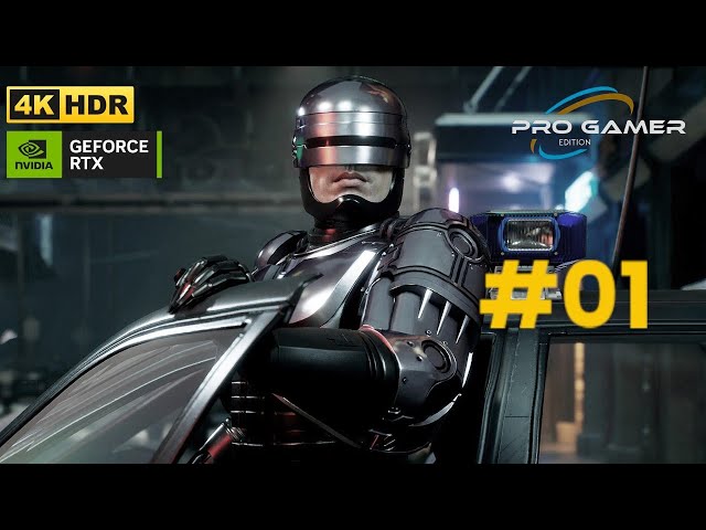 ROBOCOP ROGUE CITY  PART 1 PC ULTRA SETTING 4K 60 FPS HDR