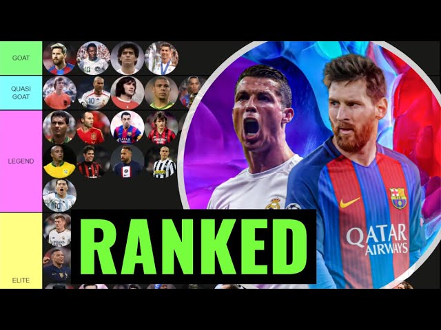 All Time Football Tier List - The Greatest Football Players of All Time Ranked