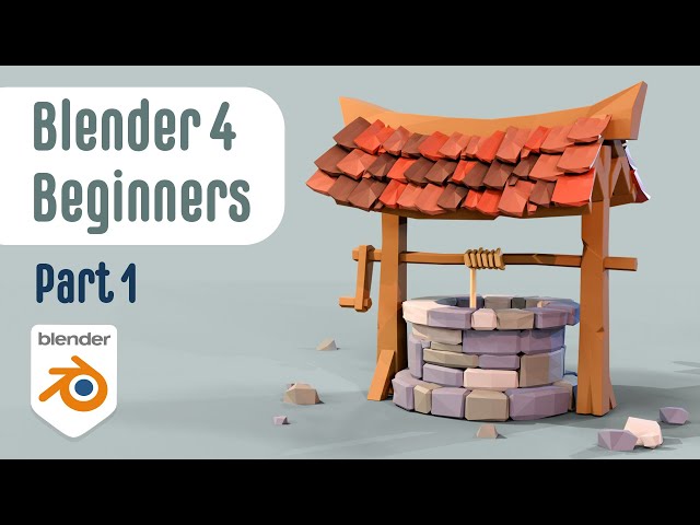 Beginner Blender 4.2 Tutorial: Modelling a Low-Poly Well - Part1