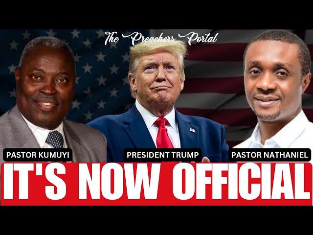 DONALD TRUMP OFFICIALLY INVITES PASTOR KUMUYI AND NATHANIEL BASSEY TO HIS INAUGURATION