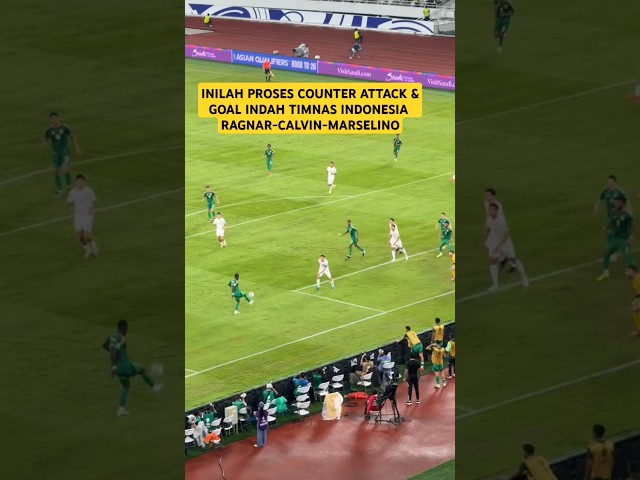 COUNTER ATTACK & GOAL TIMNAS INDONESIA #football #indonesia #worldcup #counterattack #asia #skills