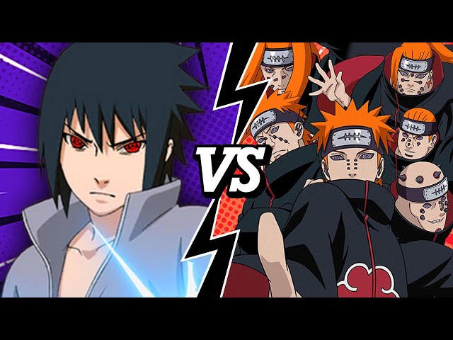 BATALHA ÉPICA: SASUKE MANGEKYOU vs PAIN - QUEM VENCE??