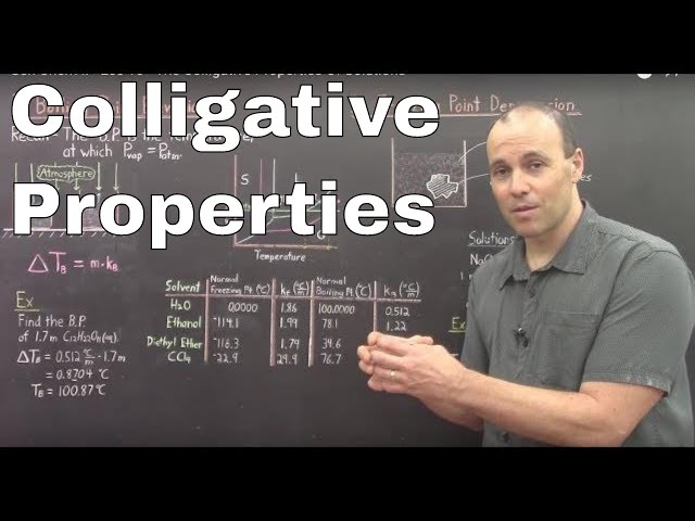 Gen Chem II - Lec 10 - The Colligative Properties Of Solutions