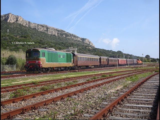 Fondazione FS -  "Treno del ricordo" in sosta a Golfo Aranci