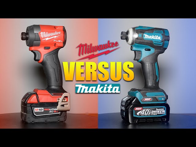 Milwaukee VS Makita Impact Driver | M18 Fuel 2953 vs XGT GDT01