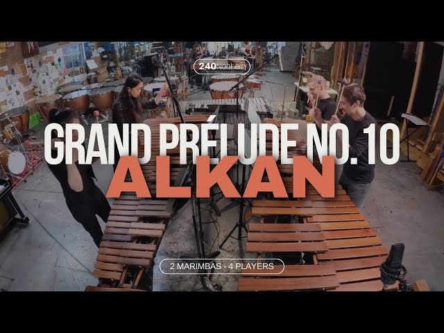 2 marimbas / 4 players - C.V Alkan - Grand Prélude No.10