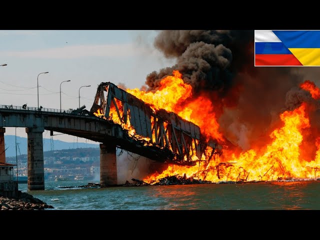 1 MINUTE AGO! Ukrainian Drones STRIKE Key Russian Bridge Deep Inside Russia for the FIRST TIME!