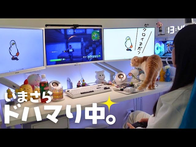 vlog／マイペースに生きる、ゲーマー女の平凡な休日🐱⛏️✨