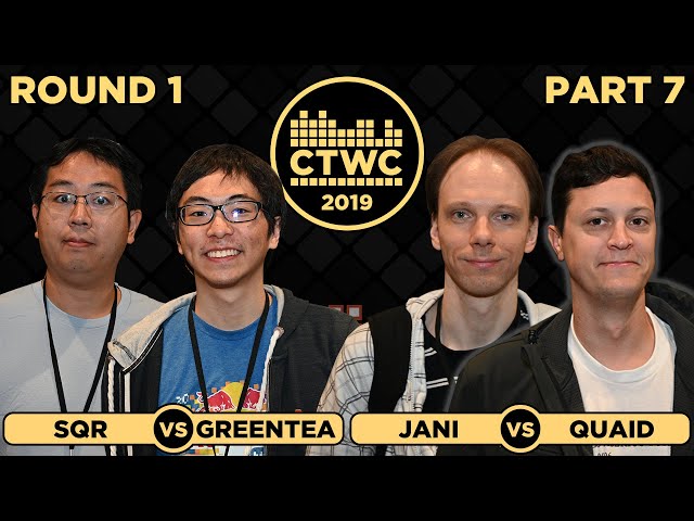 2019 CTWC Classic Tetris Rd. 1 - Part 7 - QUAID/JANI + SQR/GREENTEA