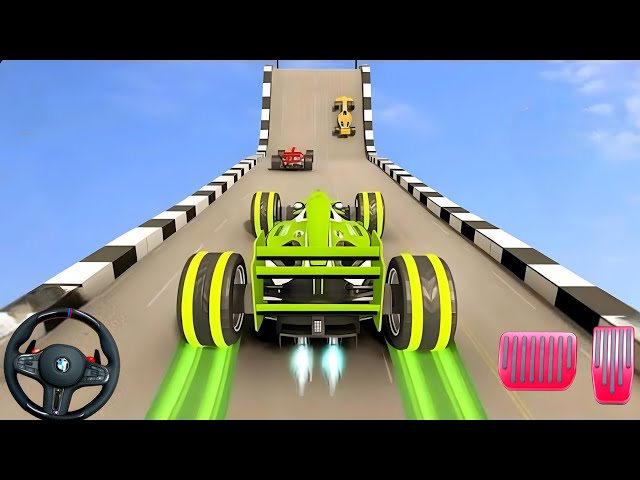 Formula Car Racing Stunts Simulator 2023 - Impossible Car Mega Ramp 3D