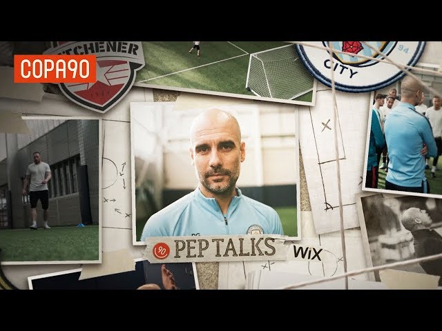 Pep Guardiola manages a Sunday League team | PEP TALKS