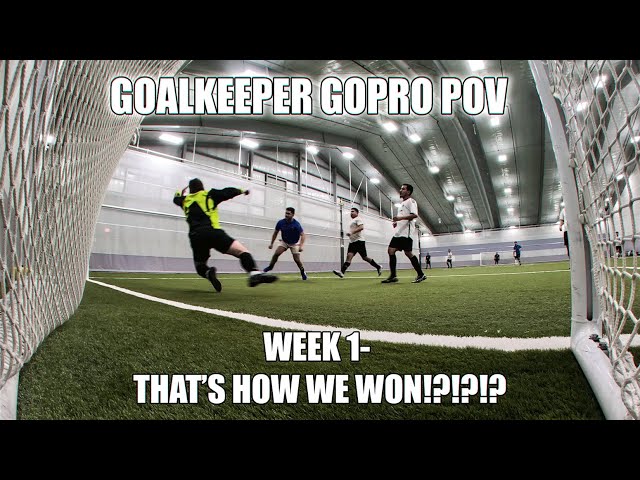 FIRST TUESDAY LEAGUE GAME - THAT'S HOW WE WON THE GAME????? - GOALKEEPER POV - ROCHELLE IL