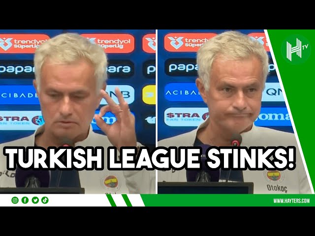 Mourinho’s full EXPLOSIVE RANT on SCANDALOUS Turkish league