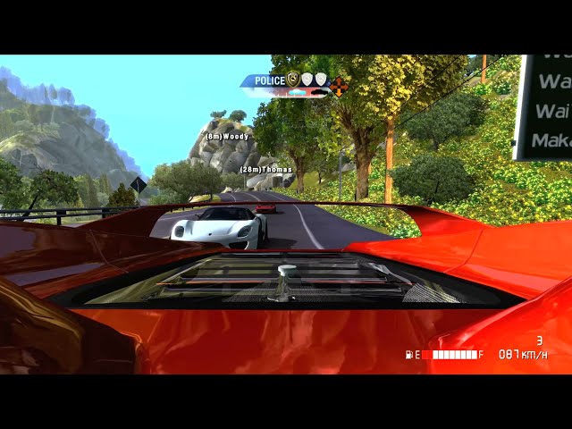 Test Drive Unlimited 1 - Just a fun drive.  (Tree Test)