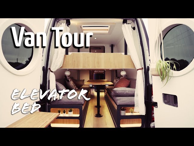 VAN TOUR | 5 BERTH WITH AN ELAVATING BED | LWB Mercedes Sprinter