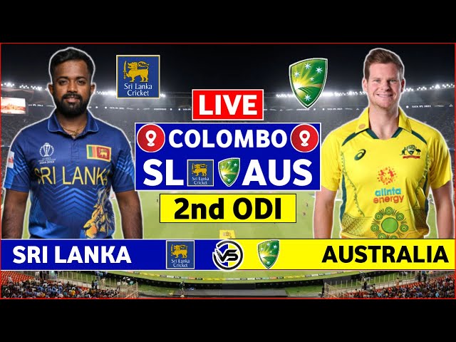 Sri Lanka vs Australia 2nd ODI Live Scores | SL vs AUS 2nd ODI Live Scores & Commentary | SL Innings