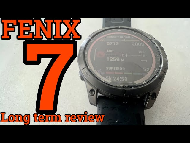 Garmin FENIX 7 Sapphire Solar || Long Term Review