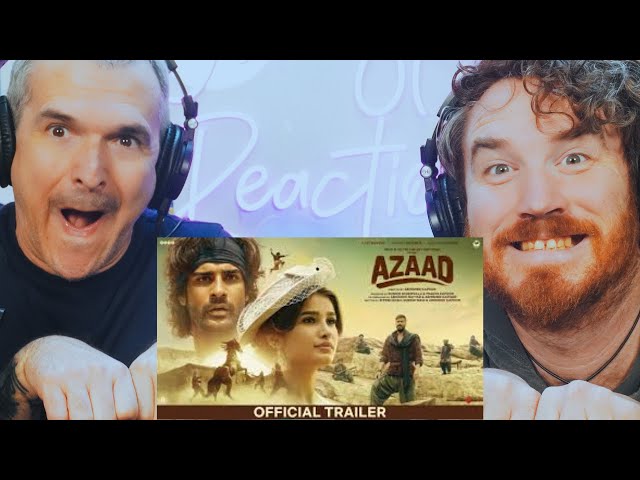 Azaad Official Trailer | Ajay D, Abhishek K, Ronnie S REACTION!!!