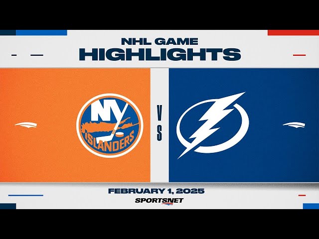 NHL Highlights | Islanders vs. Lightning - February 1, 2025