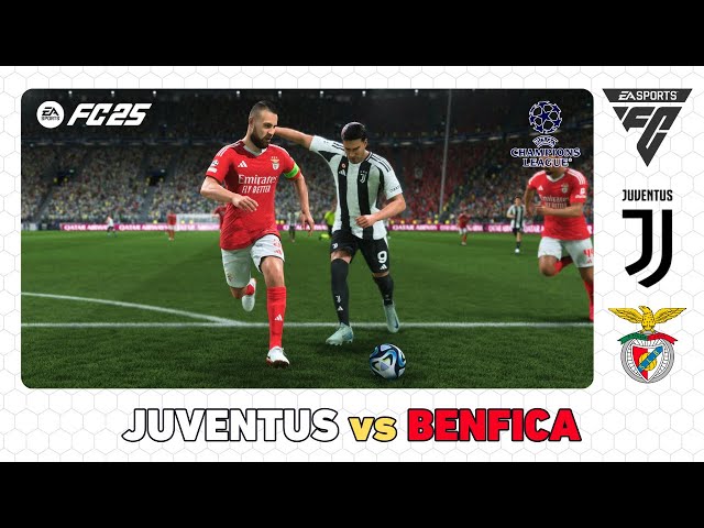 JUVENTUS vs BENFICA - UEFA Champions League 2024/25 - EA SPORTS FC 25