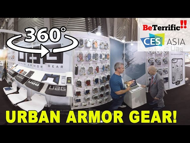 360° Video: UAG Urban Armor Gear at CES Asia 2016