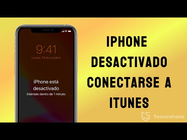 ¡iPhone Desactivado Conectarse a iTunes! Cómo Repararlo en 5 Minutos | Guía 2024