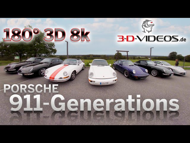 Porsche-Generationen-Treffen - F-Modell, G-Modell, 964, 993 und 996 - 3D VR 180