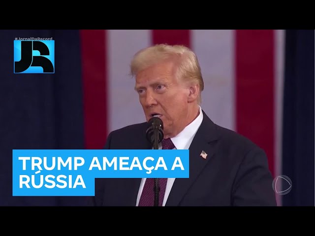 Donald Trump ameaça impor sanções à Rússia caso um acordo de paz não seja feito com a Ucrânia