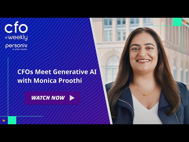 CFOs Meet Generative AI with Monica Proothi #podcast