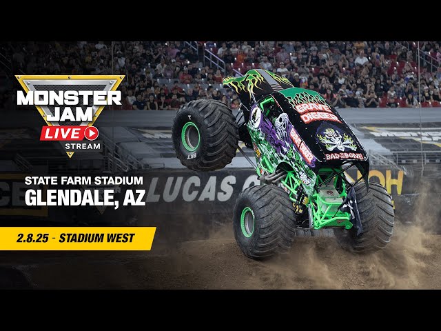 Monster Jam: Glendale, AZ (Full Event) | Feb 8, 2025 | Stadium West