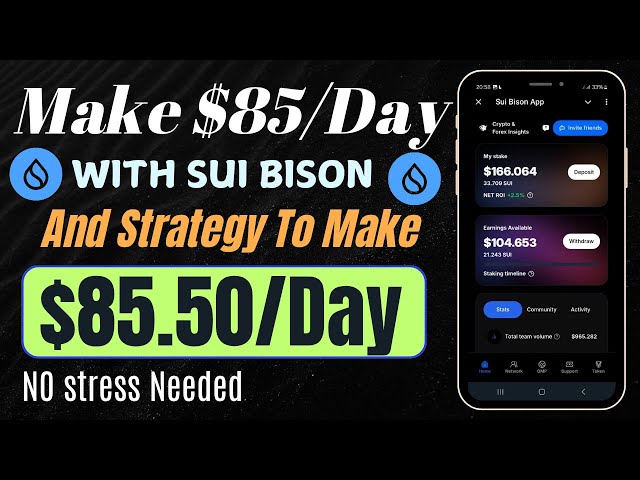 How to Earn $85/Day with SUI Bison: Step-by-Step Strategy