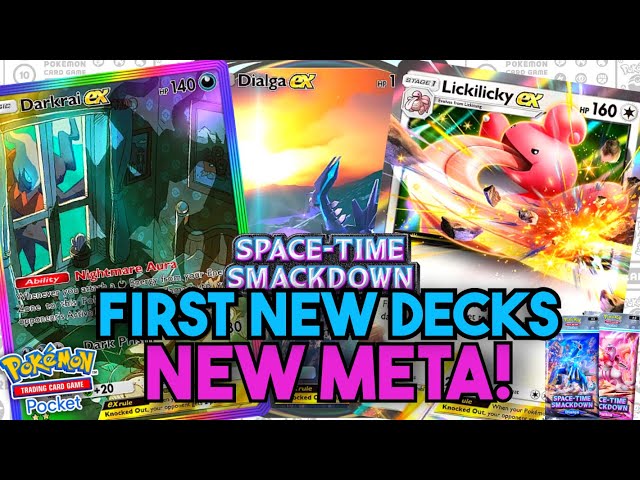 1st Space-time Smackdown DAY 1 DECKS: NEW META! | Pokémon TCG Pocket