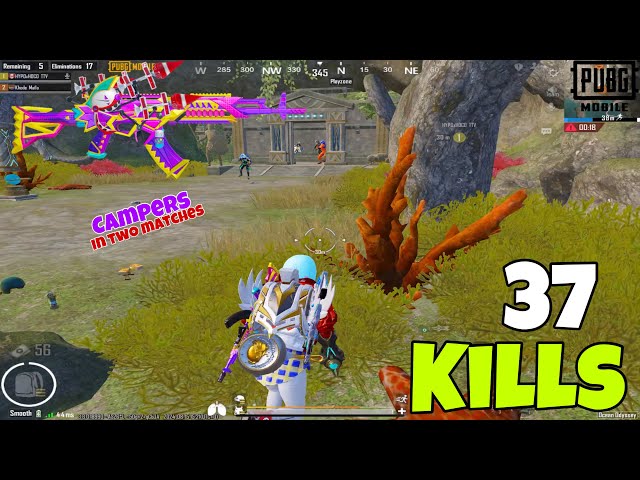 New game two match camping under Forsaken Ruins 37 KILLS🥷PUBG MOBILE