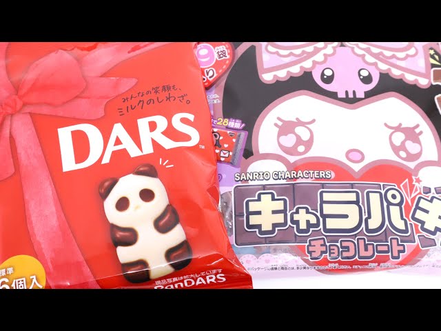 Panda Chocolate with Oreo Music Box and Sanrio Characters Charapaki Chocolate