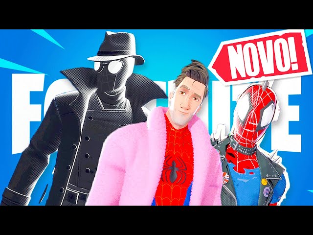 Testei HOMEM ARANHA NO ARANHAVERSO no FORTNITE !