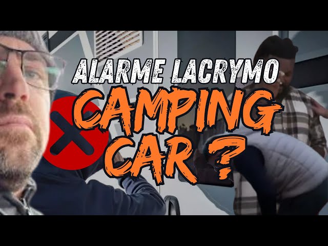 Test et avis alarme lacrymogène 100% autonome pour camping-car et utilitaire