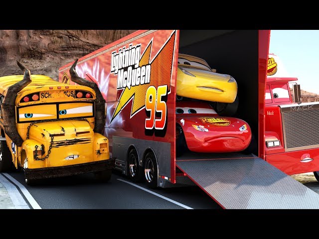 Lightning McQueen vs. Miss Fritter: Epic Race for a Bunch of Oil | Disney Cars Toys Movies