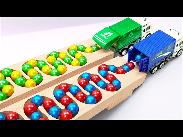 Marble Run Race ☆ TrixTrack Wave Slope Original Course Summary