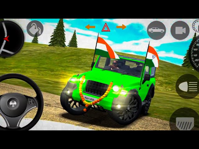 Dollar (Song) Modified😈Mahindra yellow Thar  Indian Car Simulator 3D  Car Game 3D