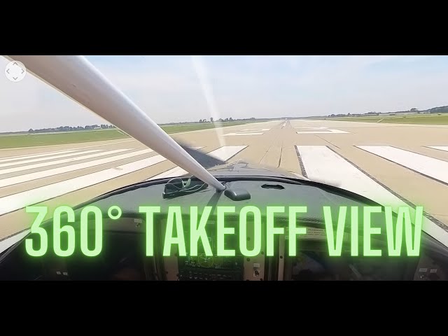 Experience the thrill of a full 360° takeoff in a Van's RV-10 (KHUF)