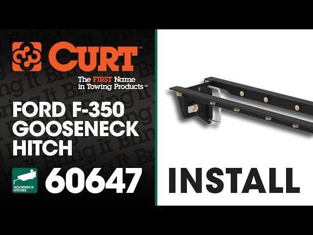 Gooseneck Hitch Install: CURT 60647 with 60612 Double Lock EZr on a Ford F-350