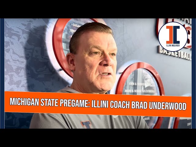 Michigan State pregame: Illinois head coach Brad Underwood