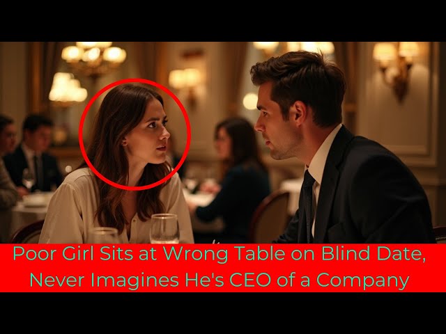 Poor Girl Sits Wrong Table On Blind Date, Never Imagine He's CEO Of A Company