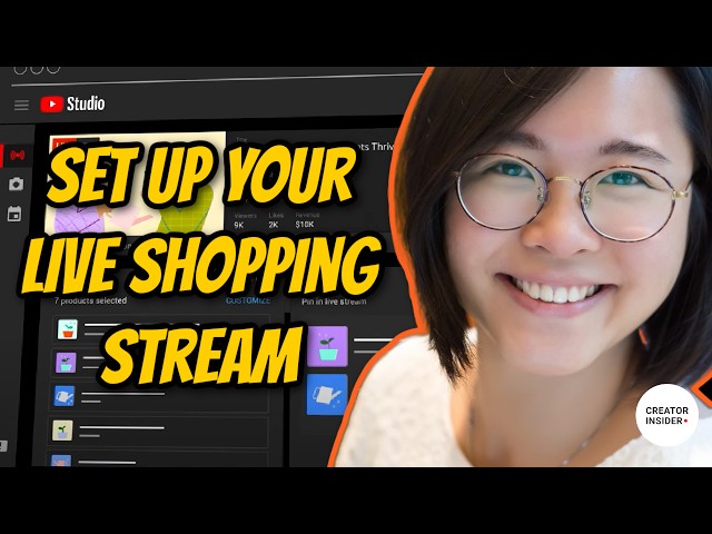 How to Set Up Your Shopping Live Stream on YouTube!