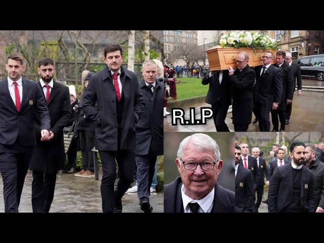 R.Ï.P sad Manchester United players ARRIVE for final rites of legend at Old Trafford, Denis Law