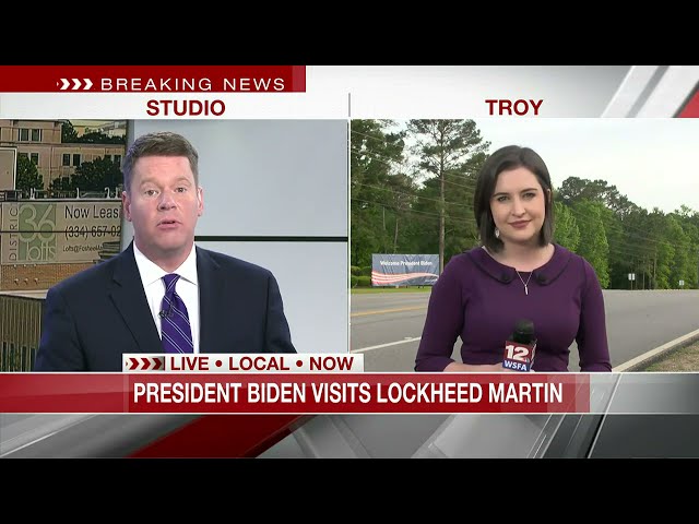 6 p.m. coverage of President Biden's Alabama trip