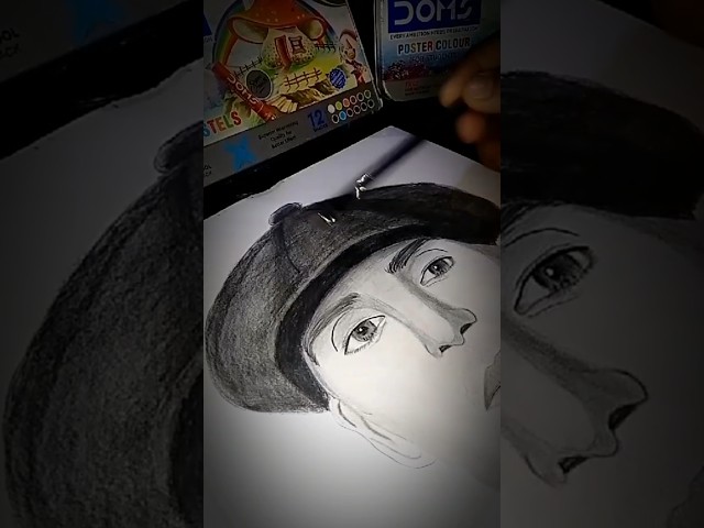 Thomas Shelby drawing 🥰🔥🔥🔥🔥🔥 #artistshourya7654 #art #drawing