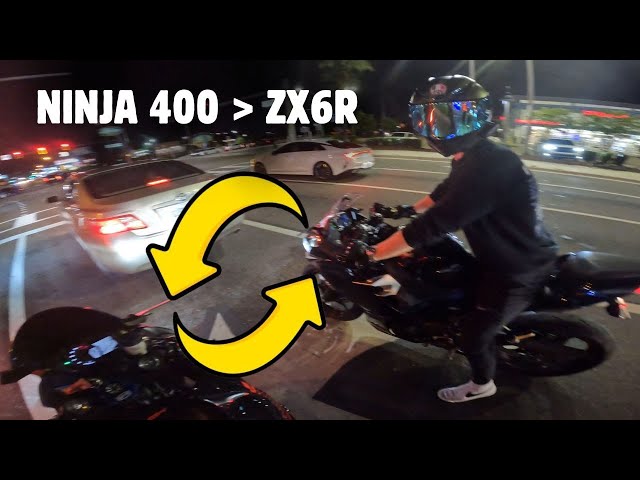 he let a girl ride his ZX6R