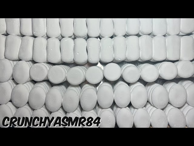 455 Plain White Variety Crush | Oddly Satisfying | ASMR | Sleep Aid